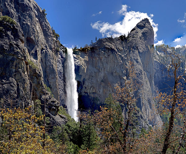 Bridalview Falls Yosemite Nat Park...