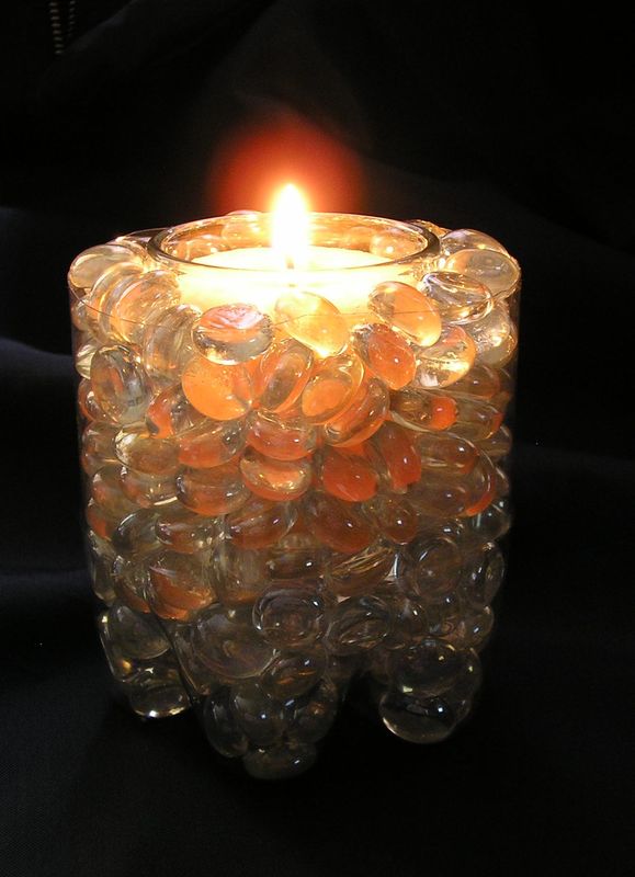 Romantic candlelight...
