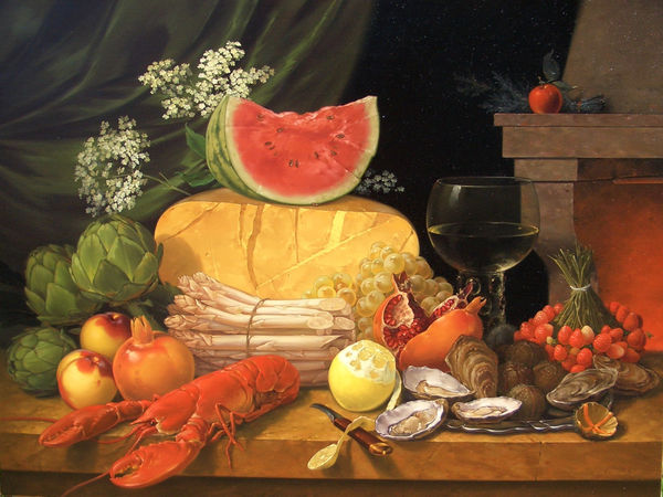 A photo of a still life painted by a German friend...