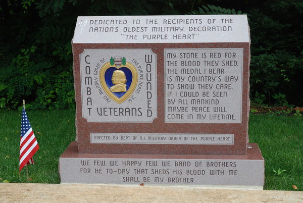 Purple Heart Memorial Monument...