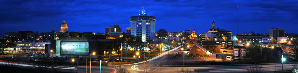 Jefferson City at night....