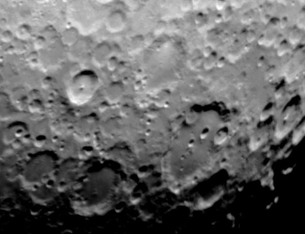Extreme Crop of Moon Surface...