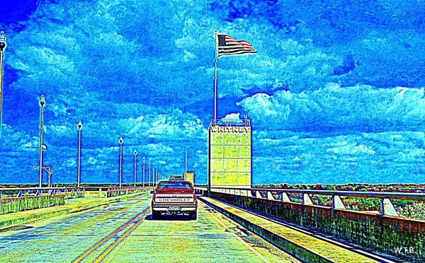 Texas Bridge (Z-Z TOP on the radio)...