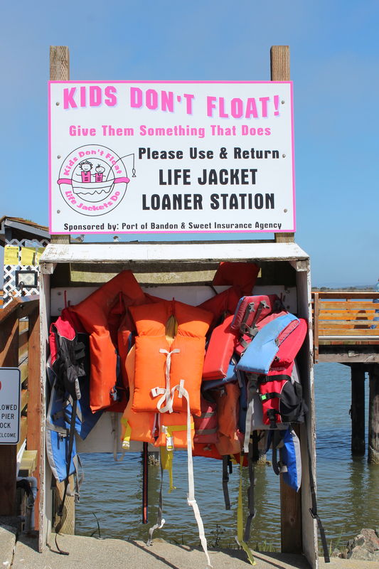 I love the fact that the City provides life vests ...