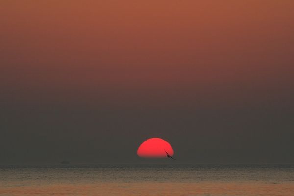 Sunrise over Horden Beach...