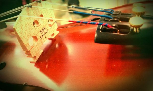 my violin- taken with my phone...