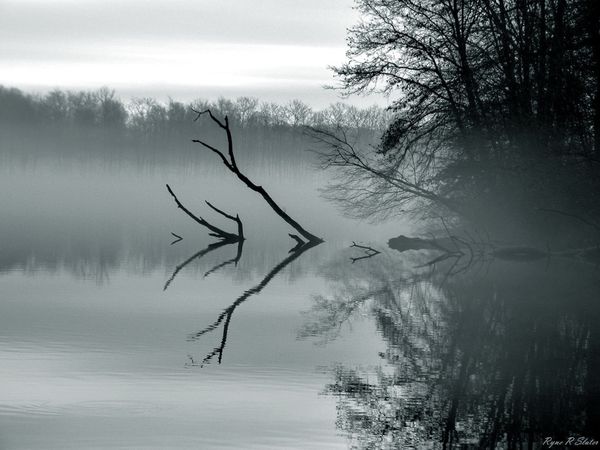 Misty Morning at Moraine State Park- Lake Arthur...