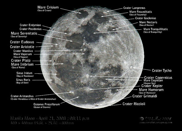 Moon maps for the supermoon