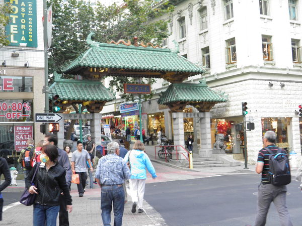 going into China Town SF...