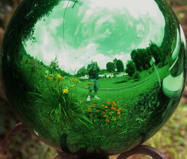 Garden Globe Self Portrait...
