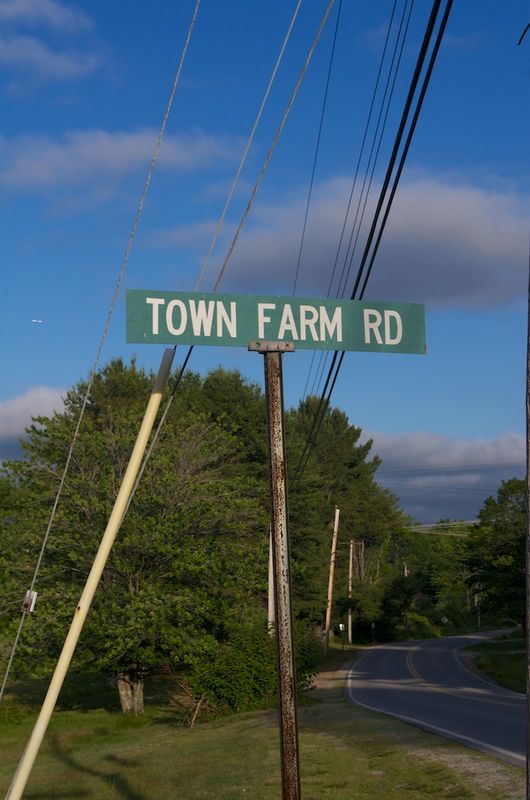 Town Farm Rd. - every town used to have a town far...