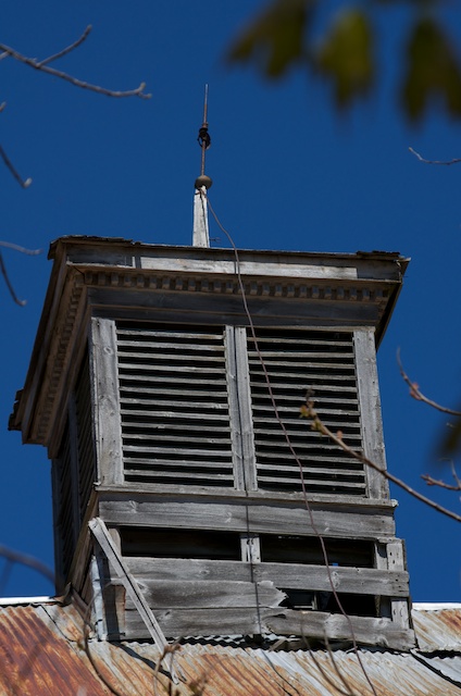 Cupola and lightening rod on old barn...