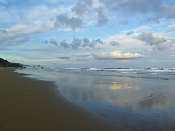 Cannon Beach morning reflection...