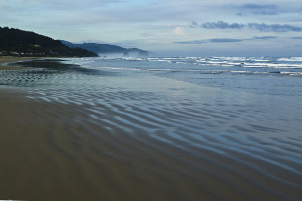 Cannon Beach sand waves...