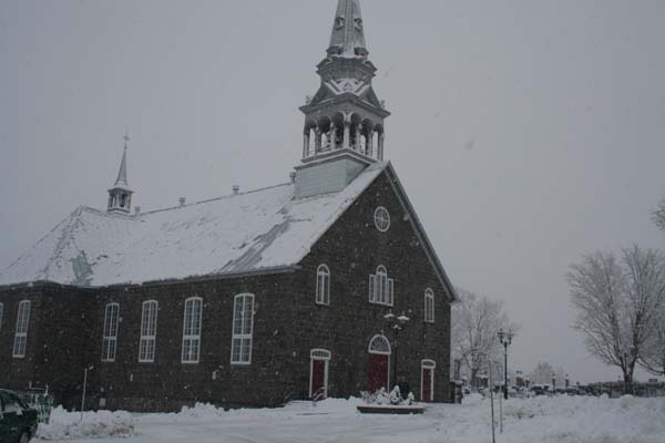 The church in St-Jean-Chrysostome. erected in 1848...