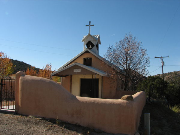 Santo Domingo Catholic Church, Cundiyo, New Mexico...