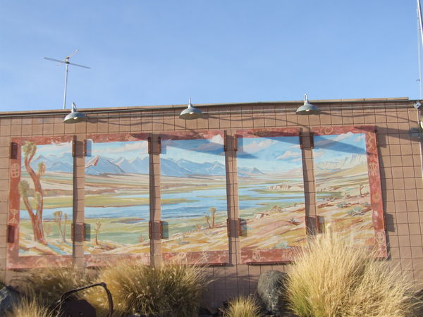wall mural in Shoshone...