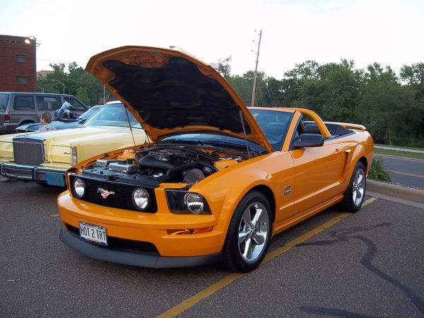 Very nice Ford Mustang. I took close ups of some o...