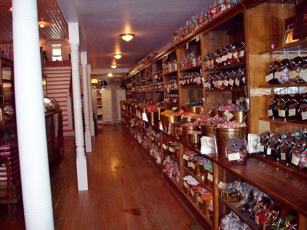 Inside the Candy Palace in Philipsburg, Mt....