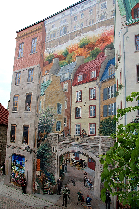 In Old City, Québec...