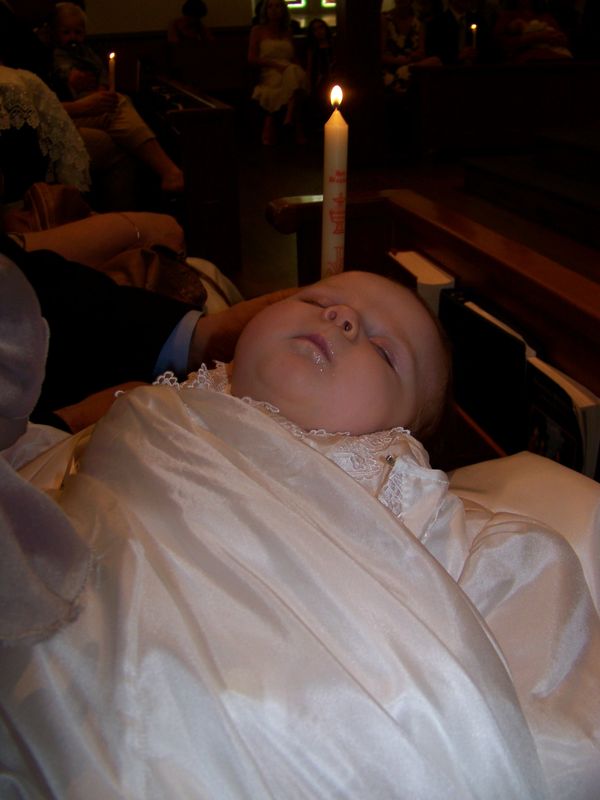 Silken baptismal Dress...