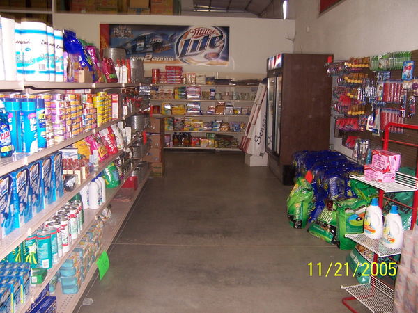 Before part of the grocery area...