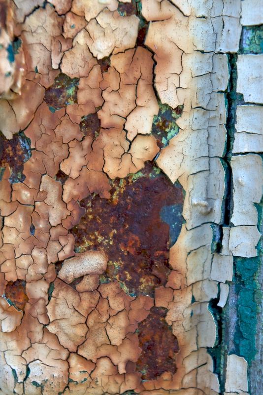 Rust and peeling paint on one of our buildings...
