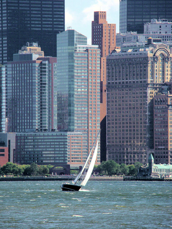 Sailing around Manhattan on a Saturday Morning...