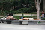 Hot town- Summer in the City - NYC Washington Squa...