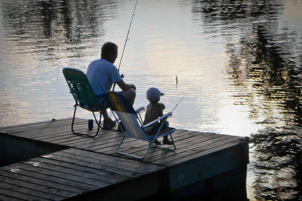 Night Fishin' with Dad...