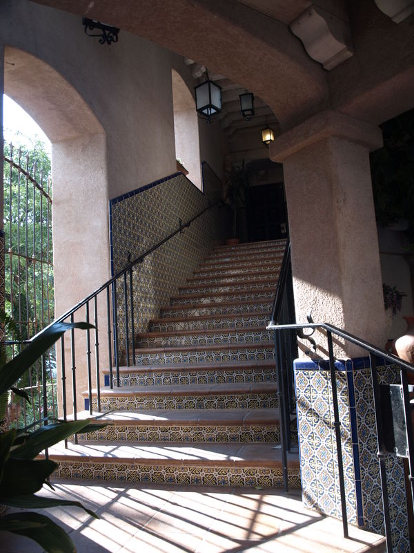 stairs at Balboa Park CA...