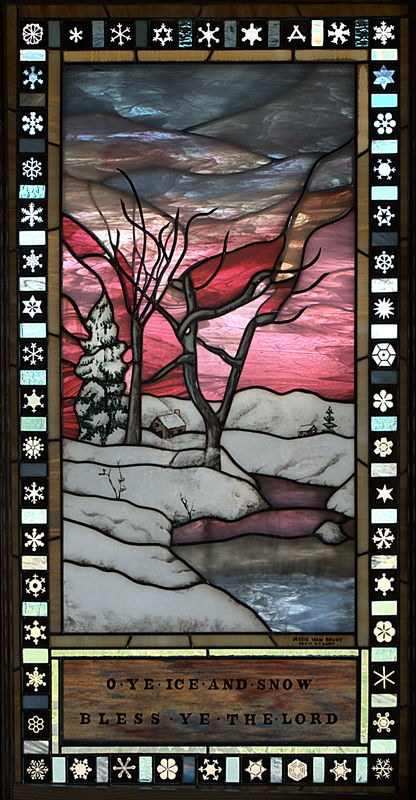 Grand Tetons Stain Glass in chapel...