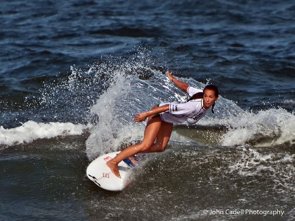 Young Lady Surfer...