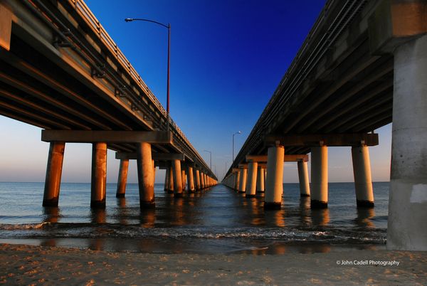 Chesapeake Bay Bridge Virginia Beach - © John Cade...