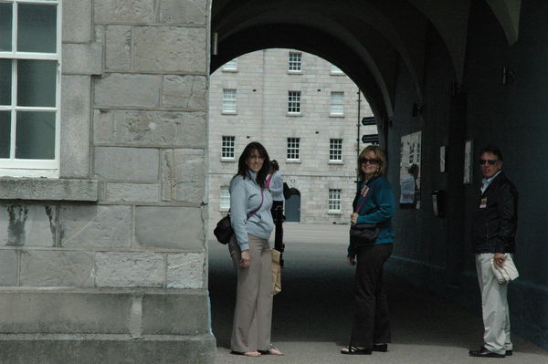 My friends and I entering fort of Michael Collins...