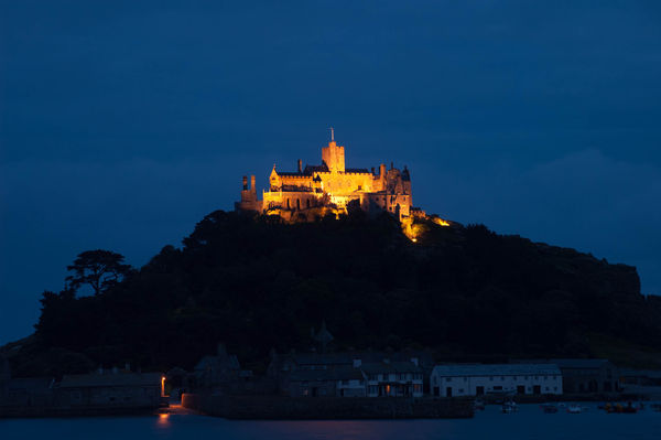 St Michaels Mount at night...