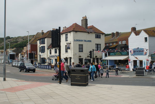 Bottom of the Old High Street & Western Cliffs...