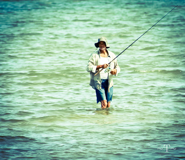 This fisherman (creative treatment applied of cour...