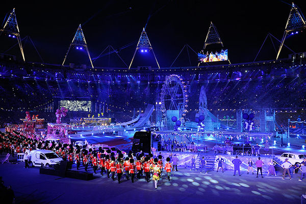 General view of the Closing ceremony arena...