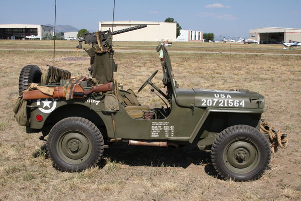 WWII Jeep loaded for Bear...
