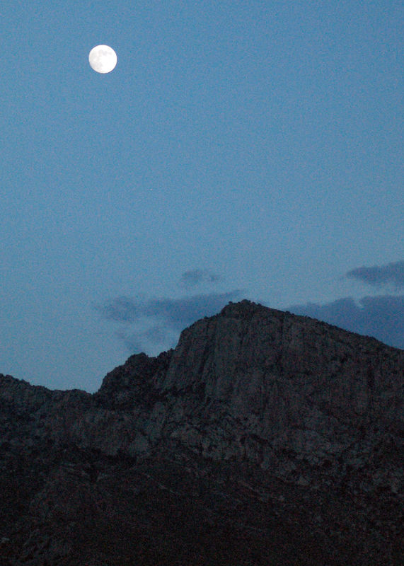 Blue Moon and Pusch Ridge...