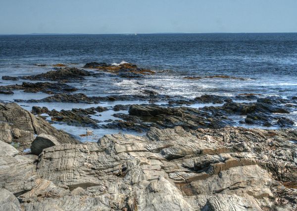 Rocks at Cape Elizabeth Light...