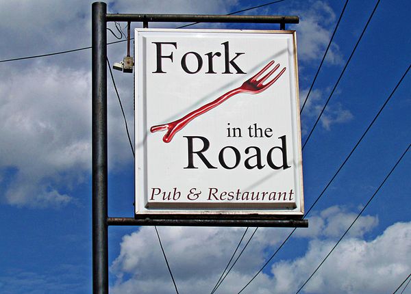 if you find a fork in the road... take it...