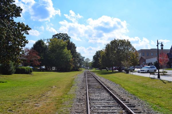 The Blue Ridge GA Scenic Railroad - this shows a l...