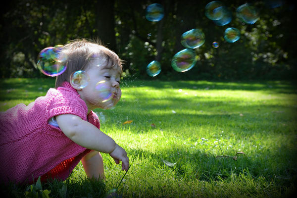 Faceful of Bubbles...