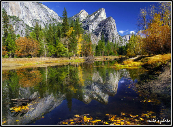 Yosemite fall scene....