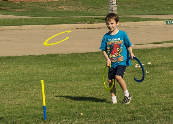 Frisbee horse shoes...