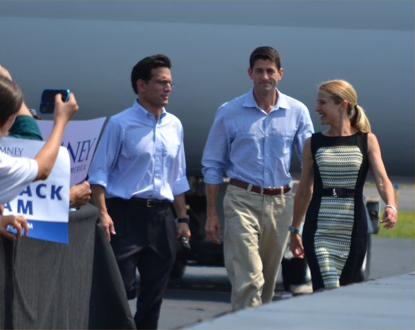 Eric Cantor with Mr. and Mrs. Ryan...