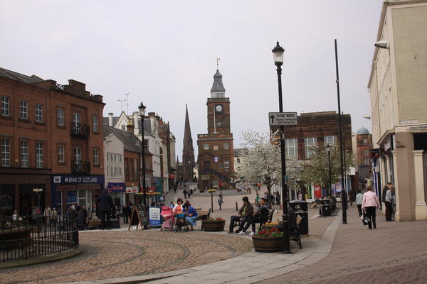The Centre of the County Town of Dumfries. The Tow...