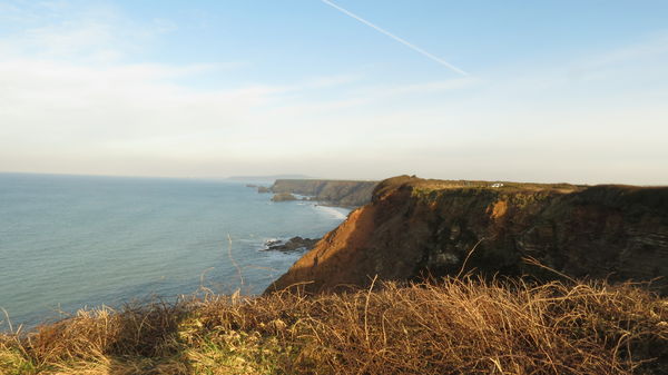 1st two Photos, North Cliffs looking towards St Ag...